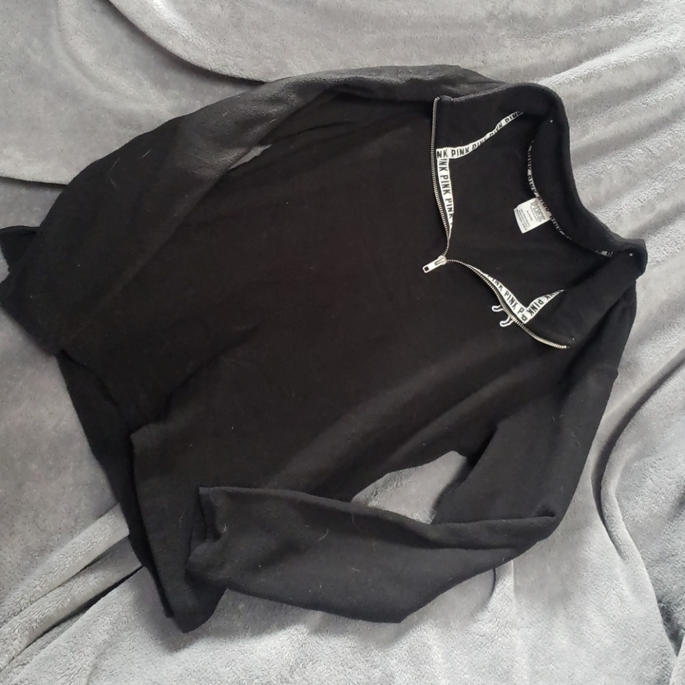 Vs Pink fleece 1/2 Zip Medium